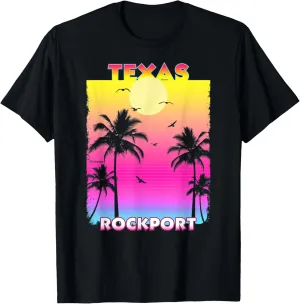 Rockport Texas TX summer vintage Sunset T-Shirt