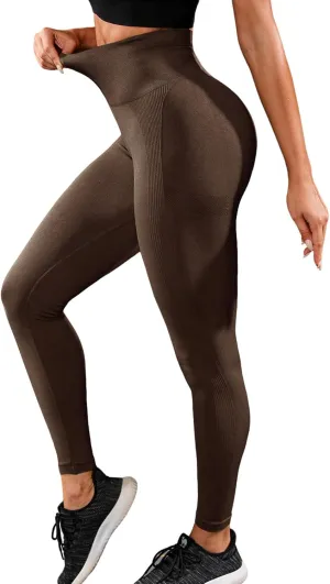 SHENHE Women's Fishnet Seamless High Waisted Tummy Control Workout Leggings Pants