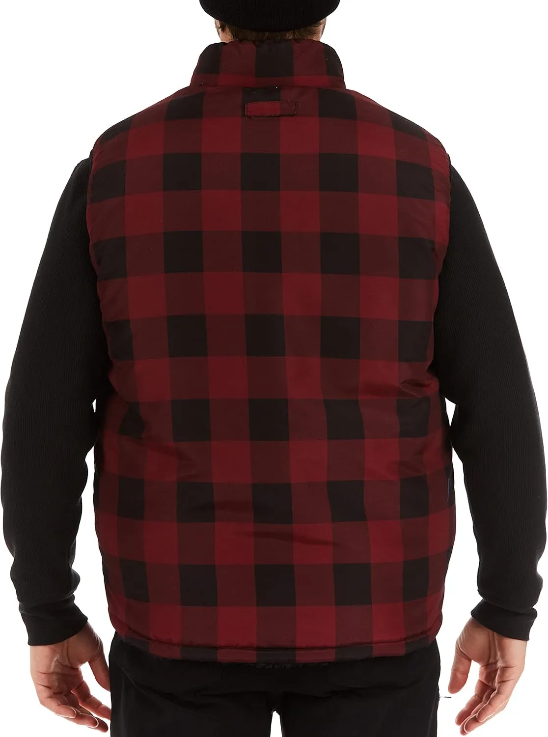 Smith's Workwear Men's Printed Sherpa Lined Vest