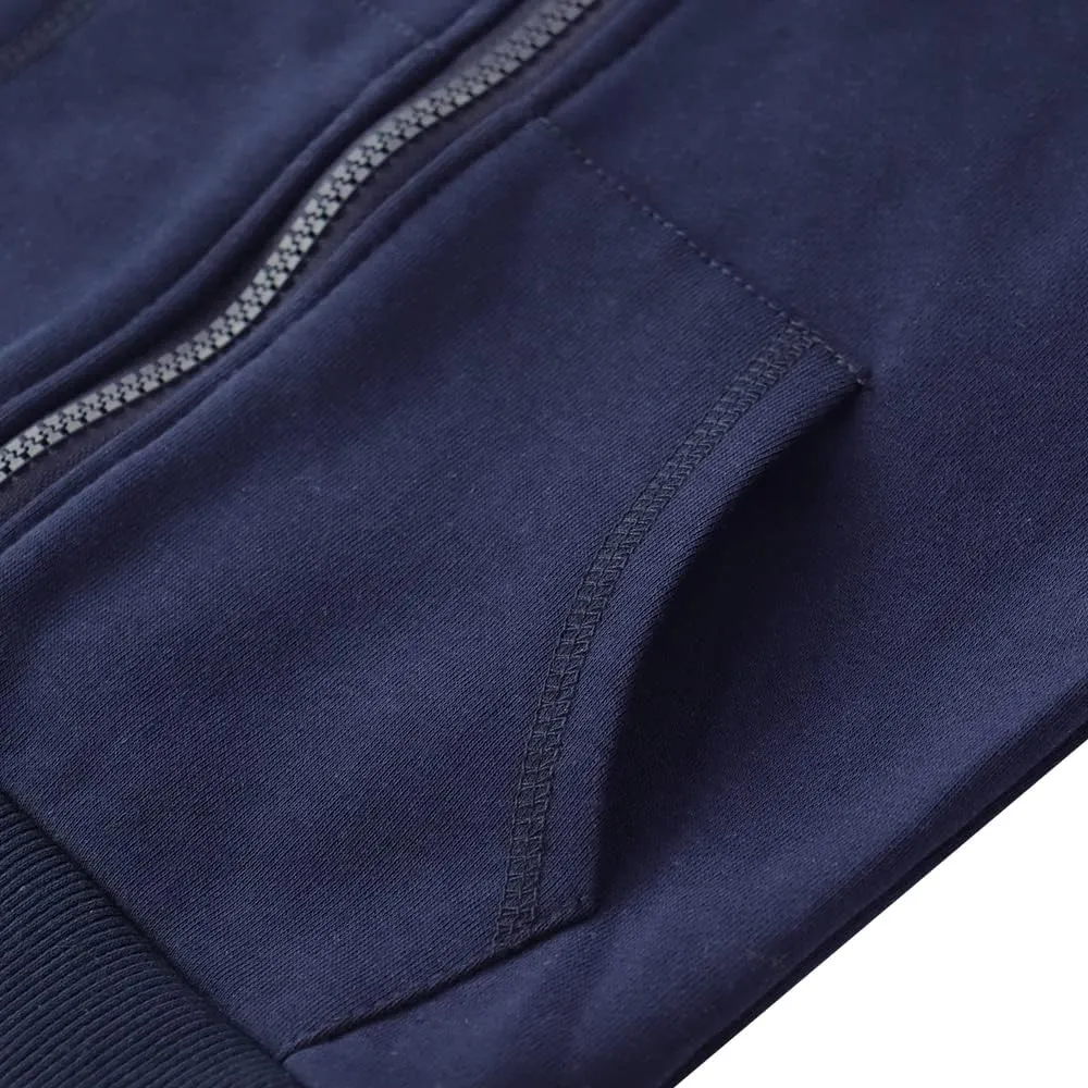 Spring&Gege Boys Full Zip Sleeveless Hooded Vest Basic Zipper Tank Tops Sweatshirt with Pockets