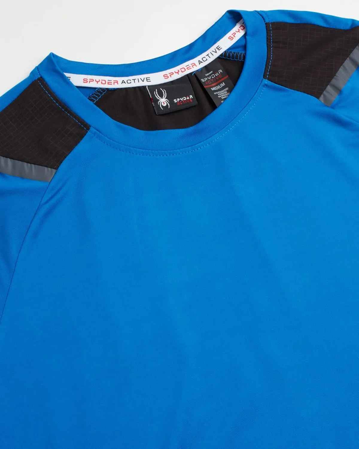 Spyder Men's Athletic T-Shirt - 2 Pack Dry Fit Short Sleeve Performance Sports Tee (S-XL)