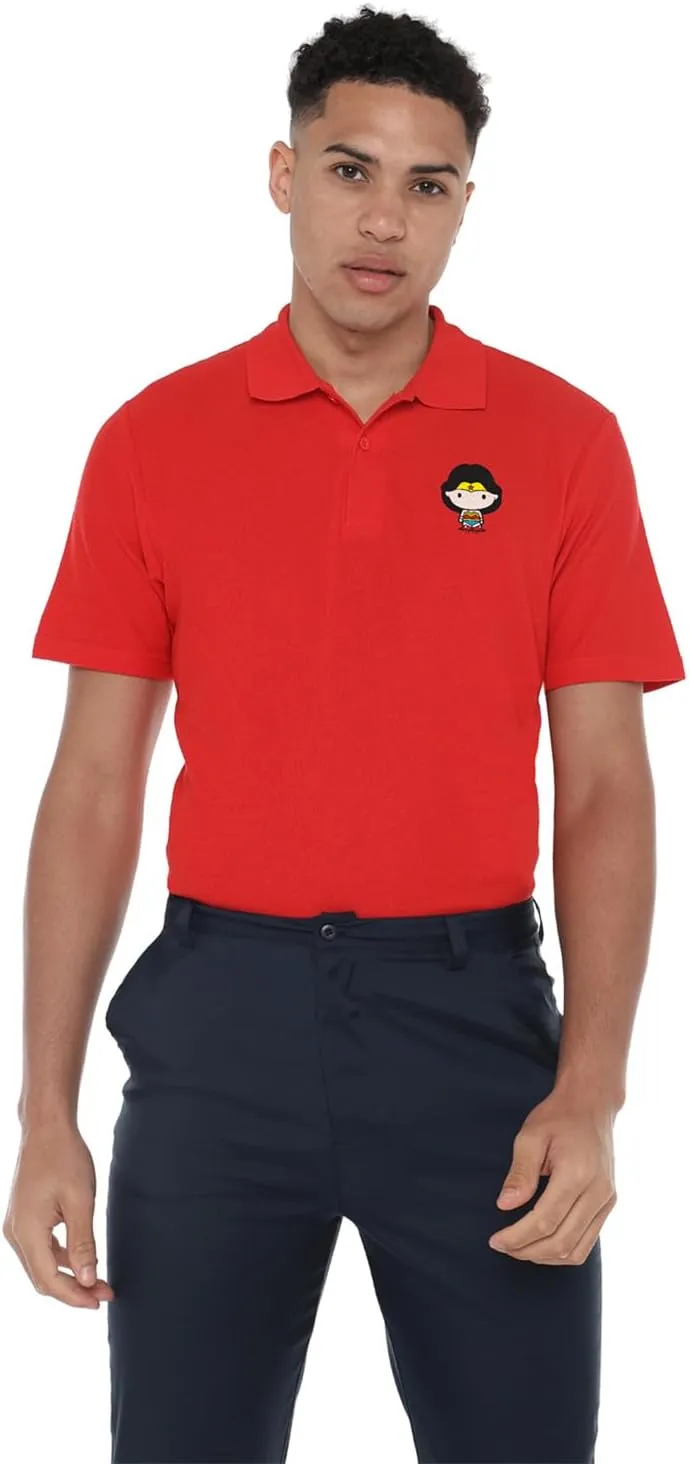 Super Hero Chibi Collection Cotton Polo Shirt
