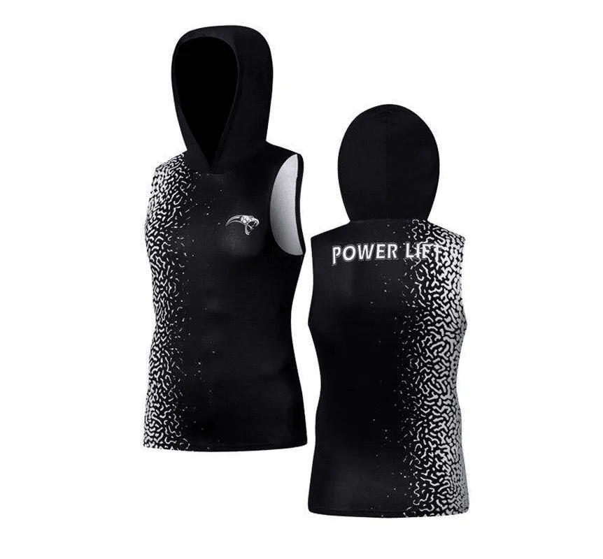 Superhero 3D Printing Bodybuilding Tank Top Men Sleeveless Hoodies Vest