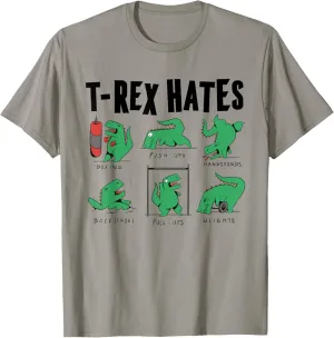 The struggle is real funny T-Rex gym workout T-Shirt