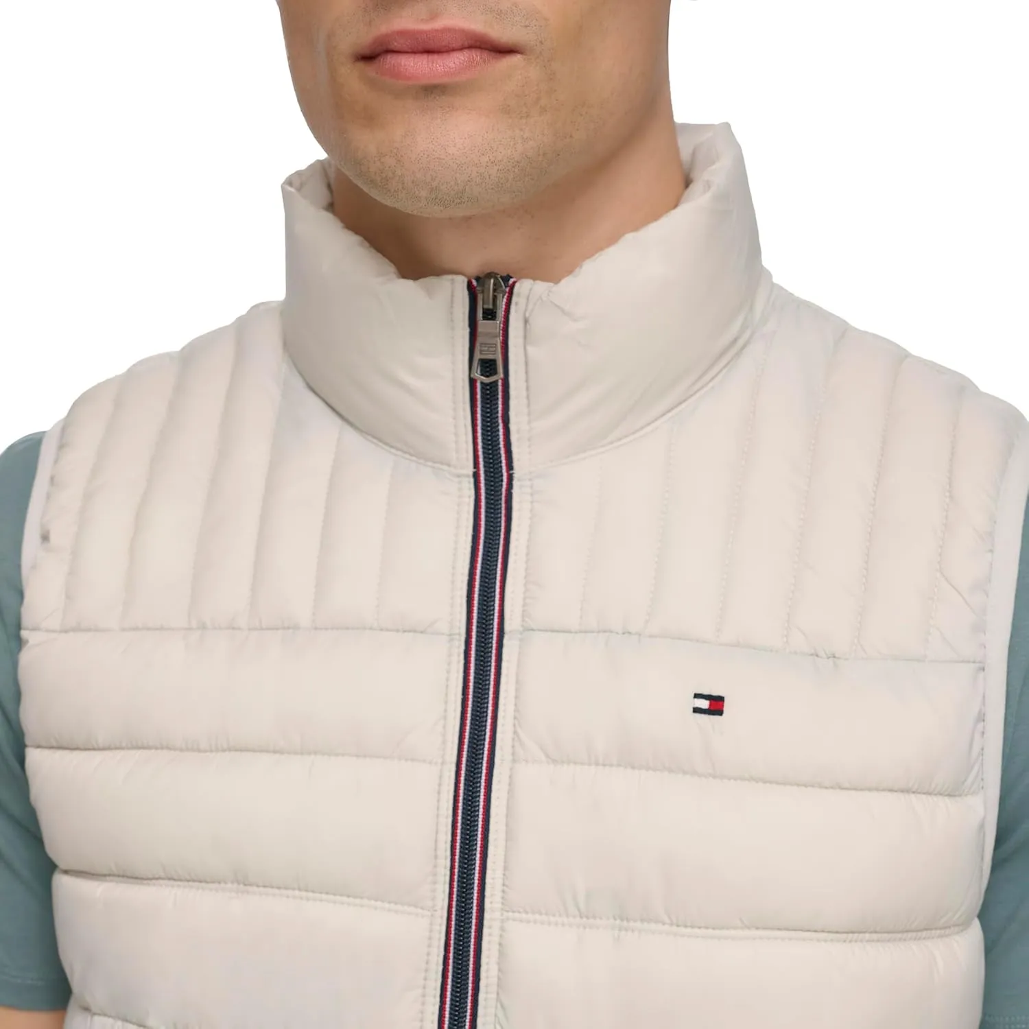 Tommy Hilfiger mens Lightweight Packable Puffer Vest Jacket (Standard and Big & Tall)