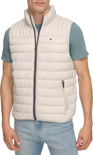 Tommy Hilfiger mens Lightweight Packable Puffer Vest Jacket (Standard and Big & Tall)