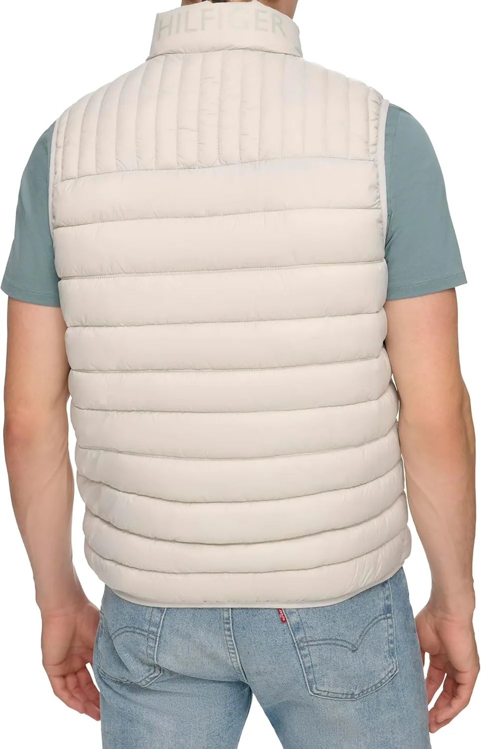 Tommy Hilfiger mens Lightweight Packable Puffer Vest Jacket (Standard and Big & Tall)