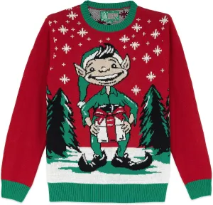Ugly Christmas Sweater for Holiday Fun Tacky Unisex Design, Perfect Snug Fit Breathable Crewneck