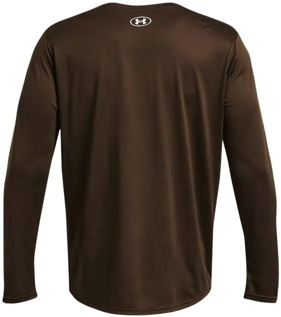 Under Armour Men's Team Tech Loose White/Grey Long Sleeve Shirt