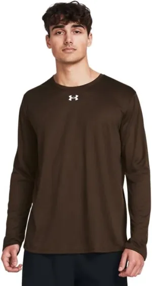 Under Armour Men's Team Tech Loose White/Grey Long Sleeve Shirt