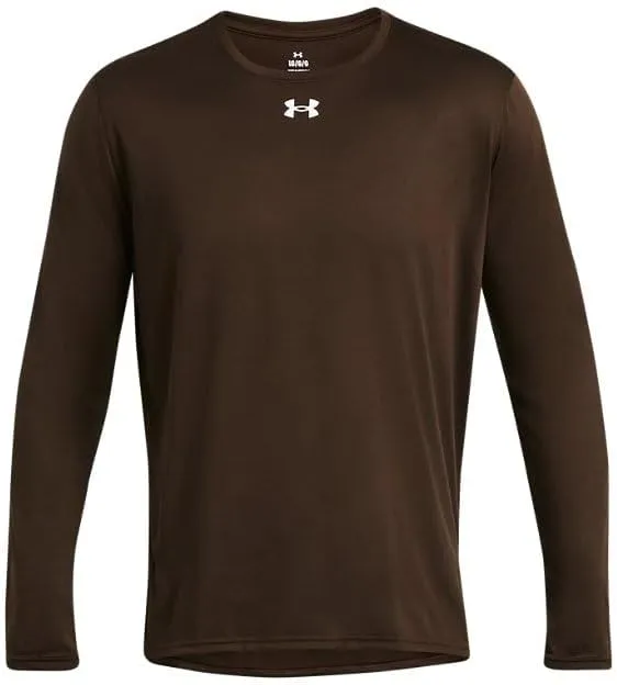 Under Armour Men's Team Tech Loose White/Grey Long Sleeve Shirt