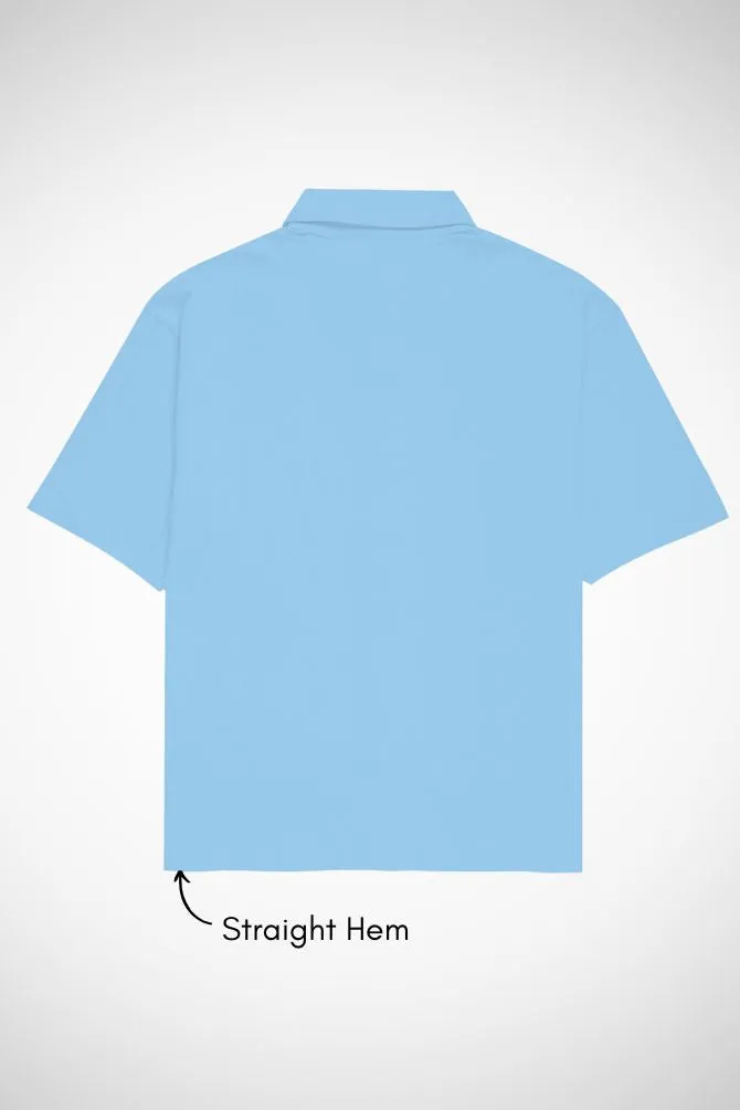 Unisex Oversized Shirt Baby Blue