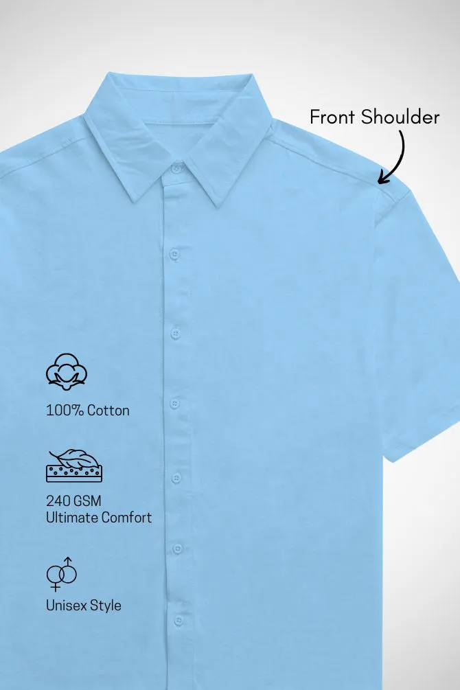 Unisex Oversized Shirt Baby Blue