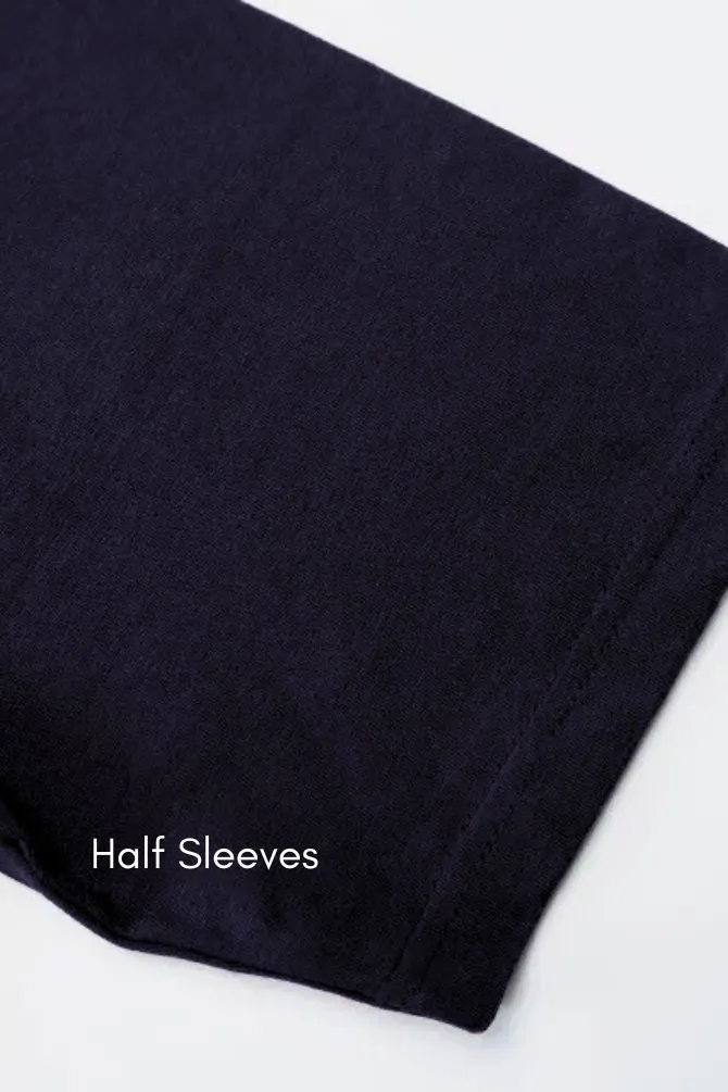 Unisex Oversized Shirt Navy Blue