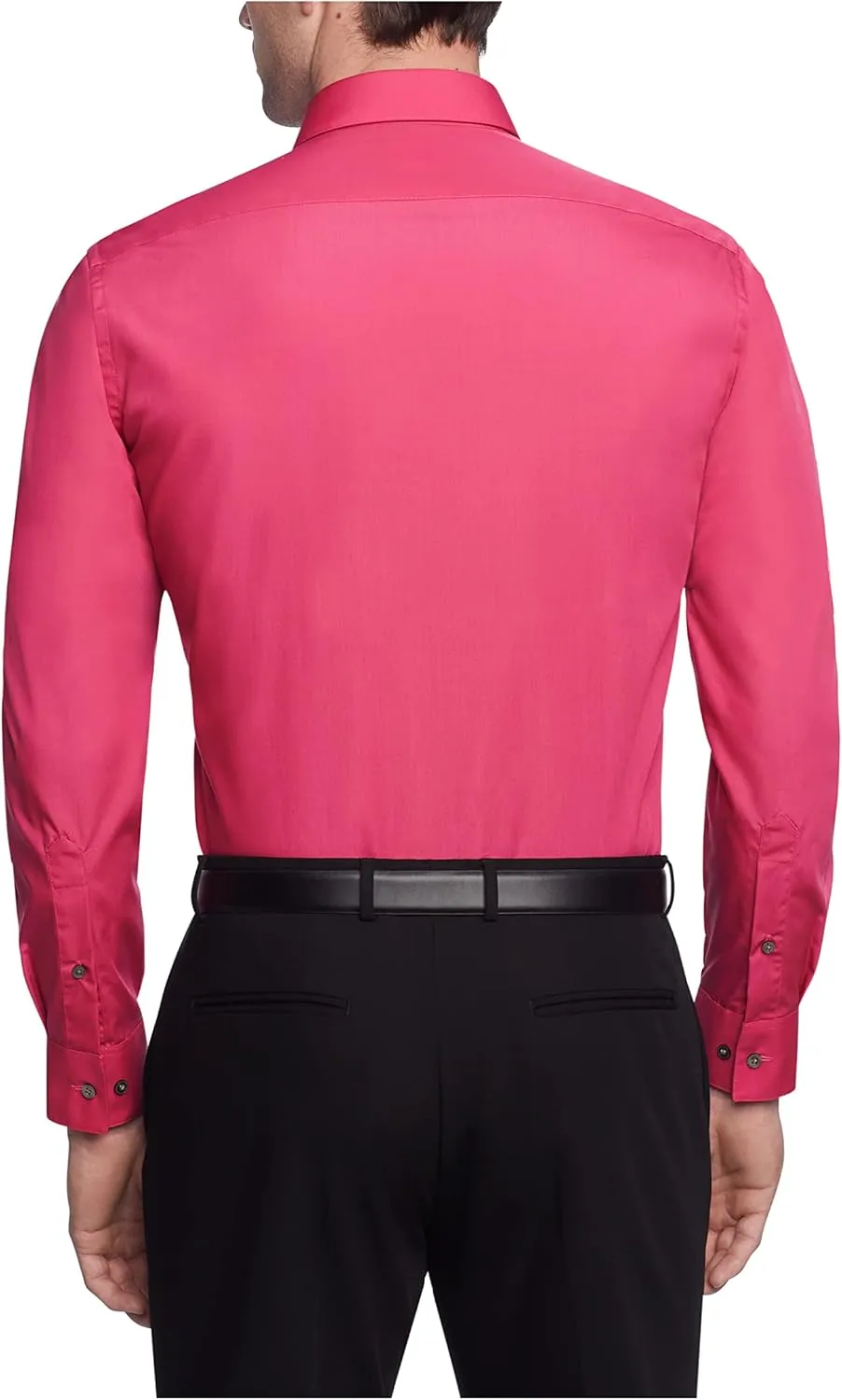 Van Heusen Men's Dress Shirt Fitted Poplin Solid