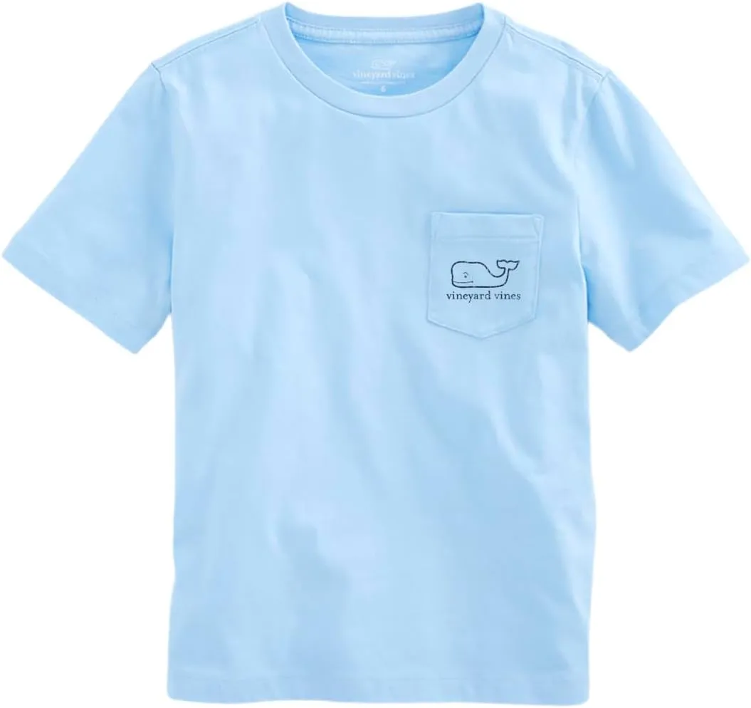 vineyard vines Boys' Short Sleeve Vintage Whale Pocket T-Shirt
