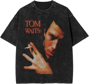 Vintage Oversized T Shirt Summer Fashion Tee Round Neckline Loose Short Sleeve Tops for Mens Womens
