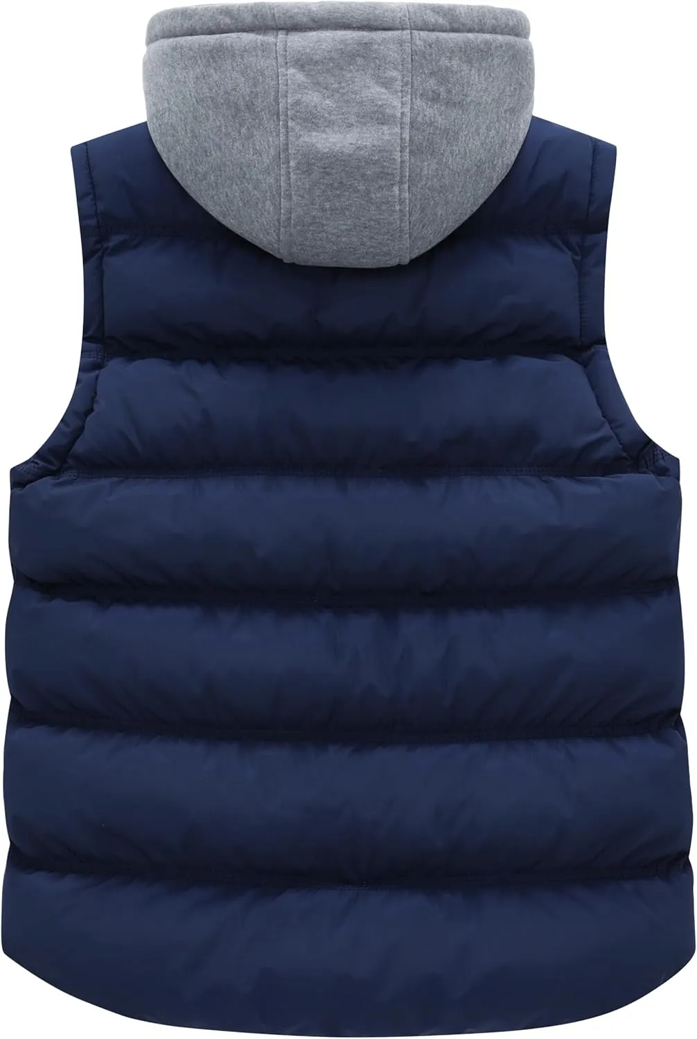 wantdo Women's Quilted Puffer Vest Thicken Warm Winter Coat with Removable Hood