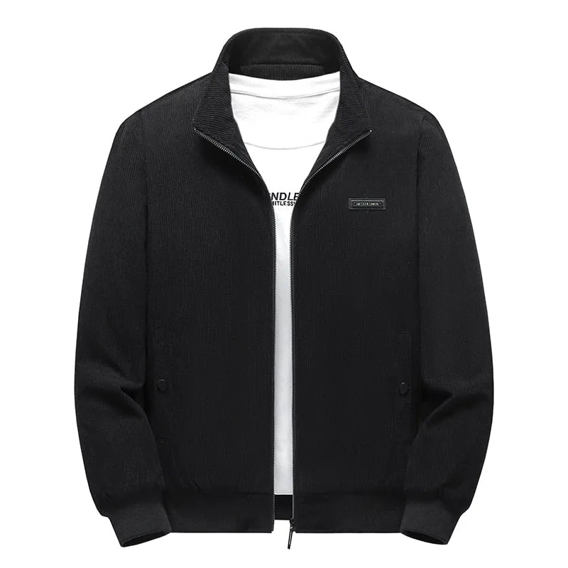 West Louis Designer Winter Warm Corduroy Fleece Jacket