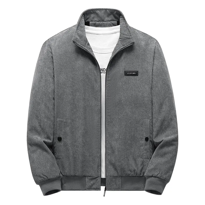 West Louis Designer Winter Warm Corduroy Fleece Jacket