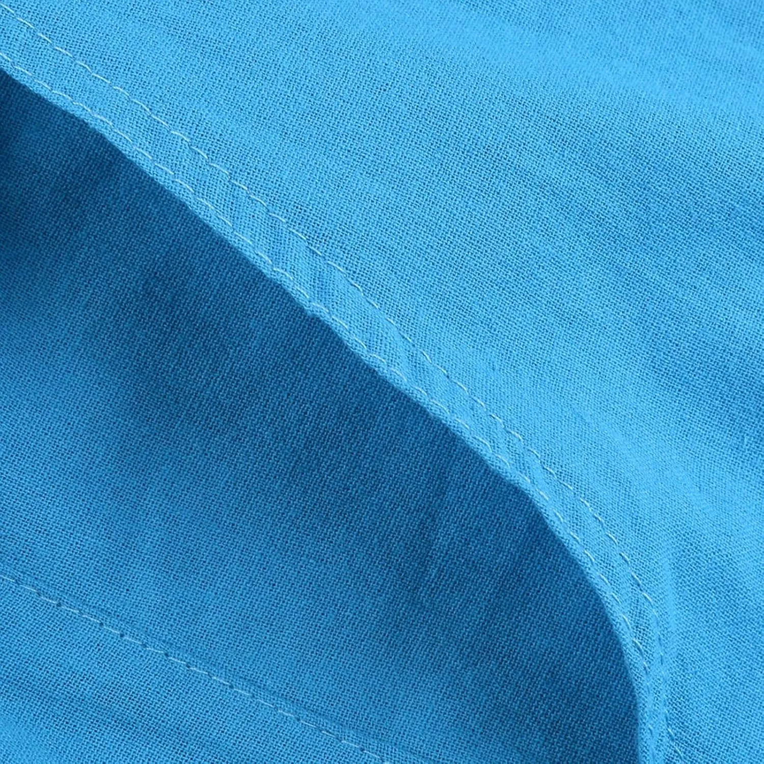 Women Linen Blend Summer Pull On Palazzo Lounge Pants High Waist Straight Slim-Fit Trousers Beach