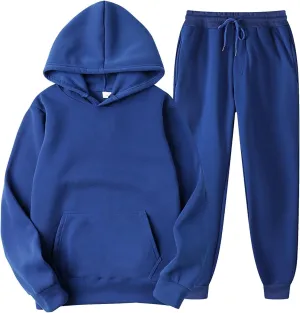 Womens 2 Piece Outfits Long Sleeve Crewneck Color Block Travel Jogger Sweatsuit Sets Sweatsuits