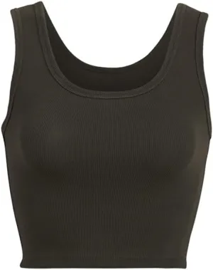 Women's Full-Length Tank Top with Scoop Neck Front and Back