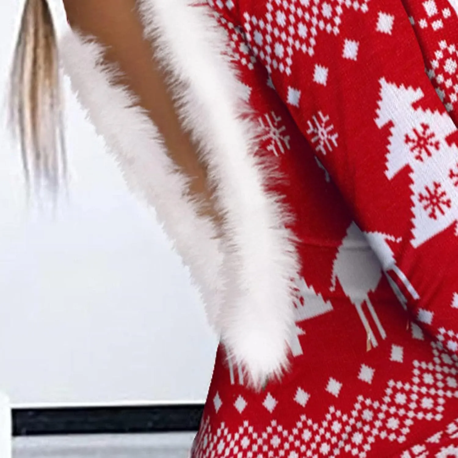 Women's One-Piece Pajamas Sexy Deep V-Neck Backless Dress Funny Christmas Long Sleeve Jumpsuit Romper Bodysuit Nightwear