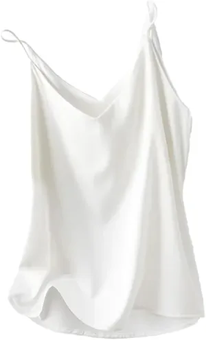 Women's Summer Slim V-Neck Short Temperament Inner Top One-Shoulder Camisole