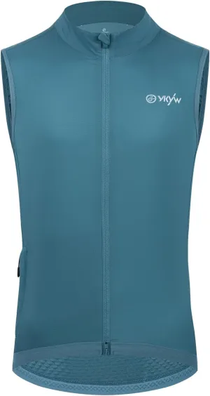 YKYWBIKE Cycling Vest for Men,Micro Softshell Windproof Bike Vest,Water Resistance Sleeveless Cycling Windbreaker